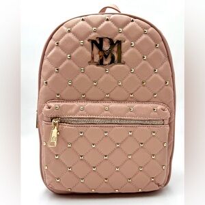 Badgley Mischka Studded Backpack in Blush